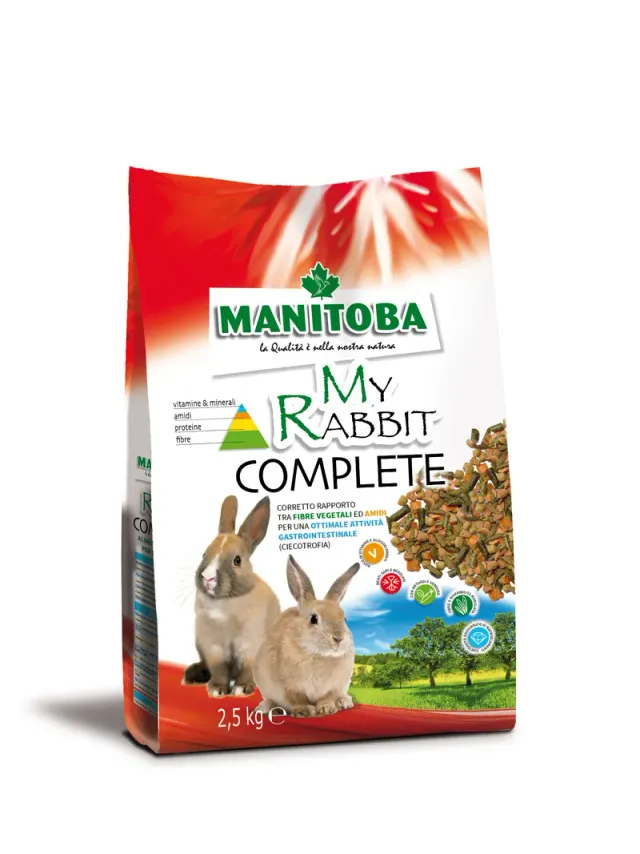 Manitoba My Rabbit Complete konijnenvoer 2,5 kg met wortel