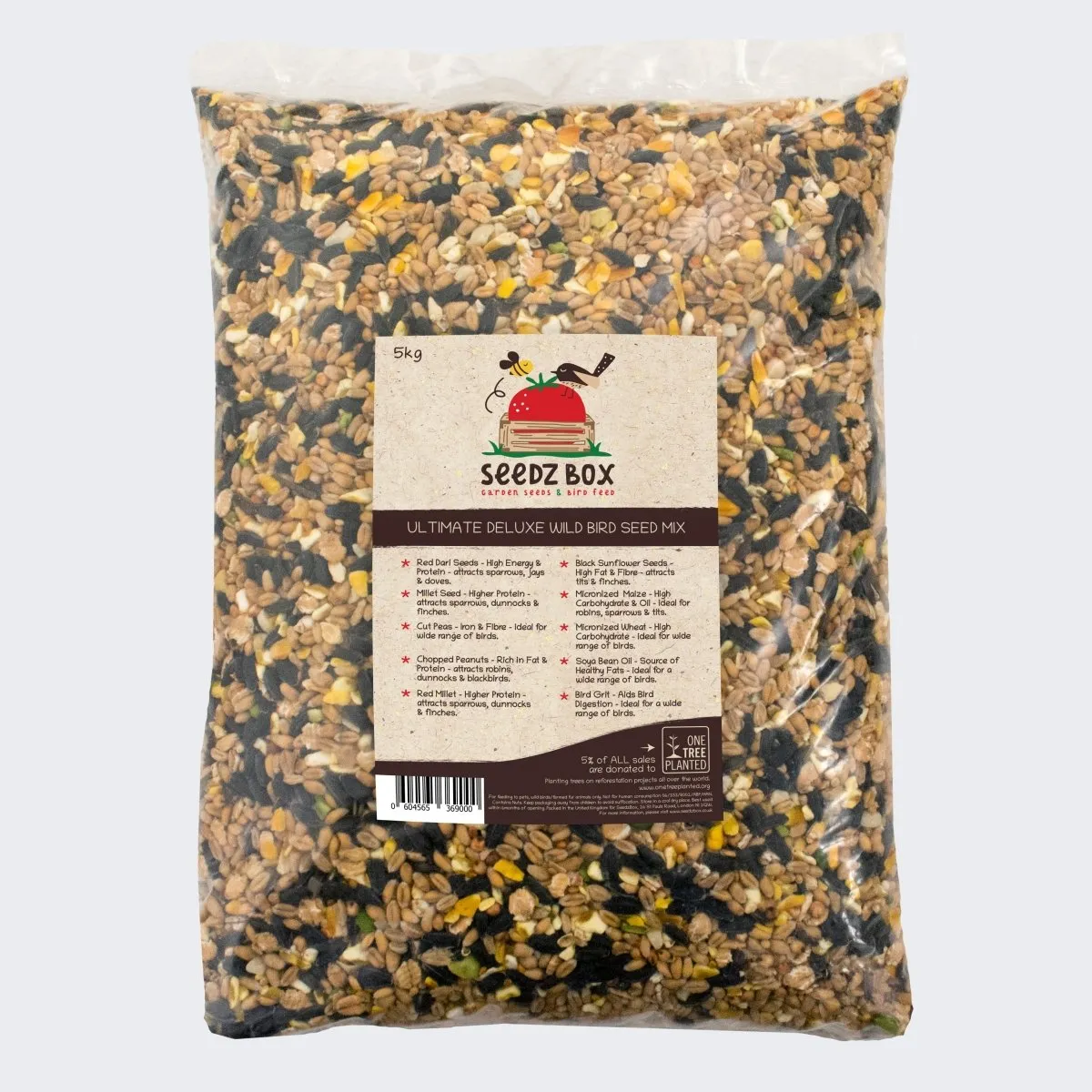 Seedzbox Ultimate Deluxe wild vogelvoer 1,8 kg eiwitrijk