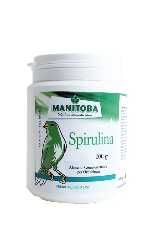 Manitoba Spirulina C2633 vogelvoer 100 g eiwitrijk