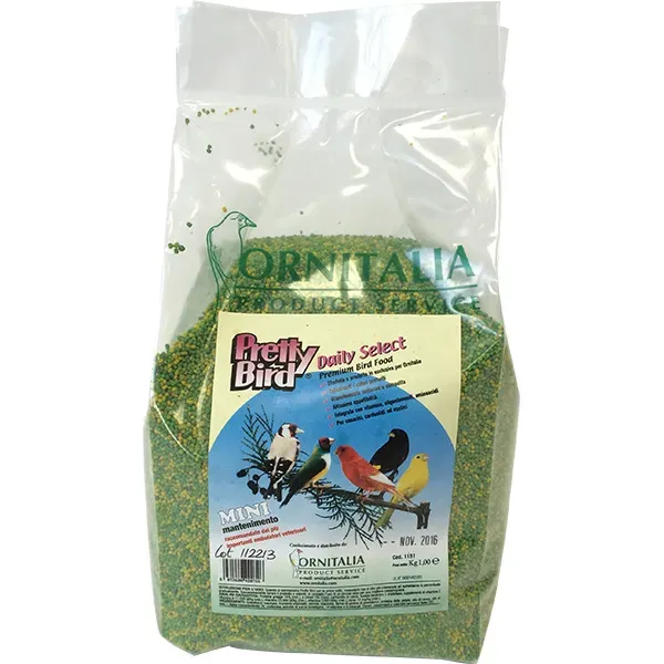 Perle Morbide Daily Mini Green Yellow vogelvoer onderhoud