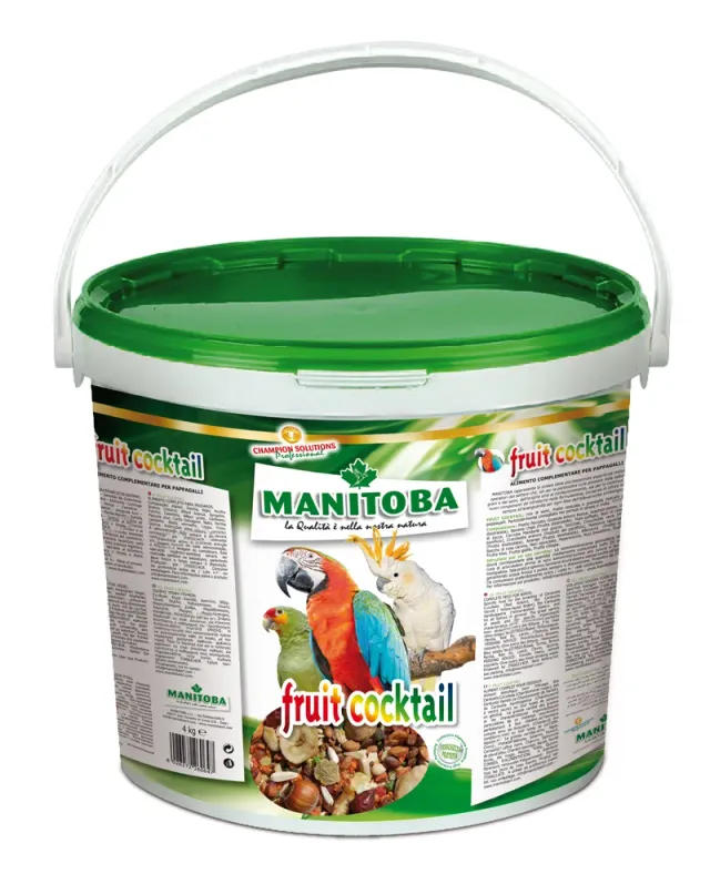 Manitoba Fruit Cocktail papegaaienvoer 4 kg fruitmix