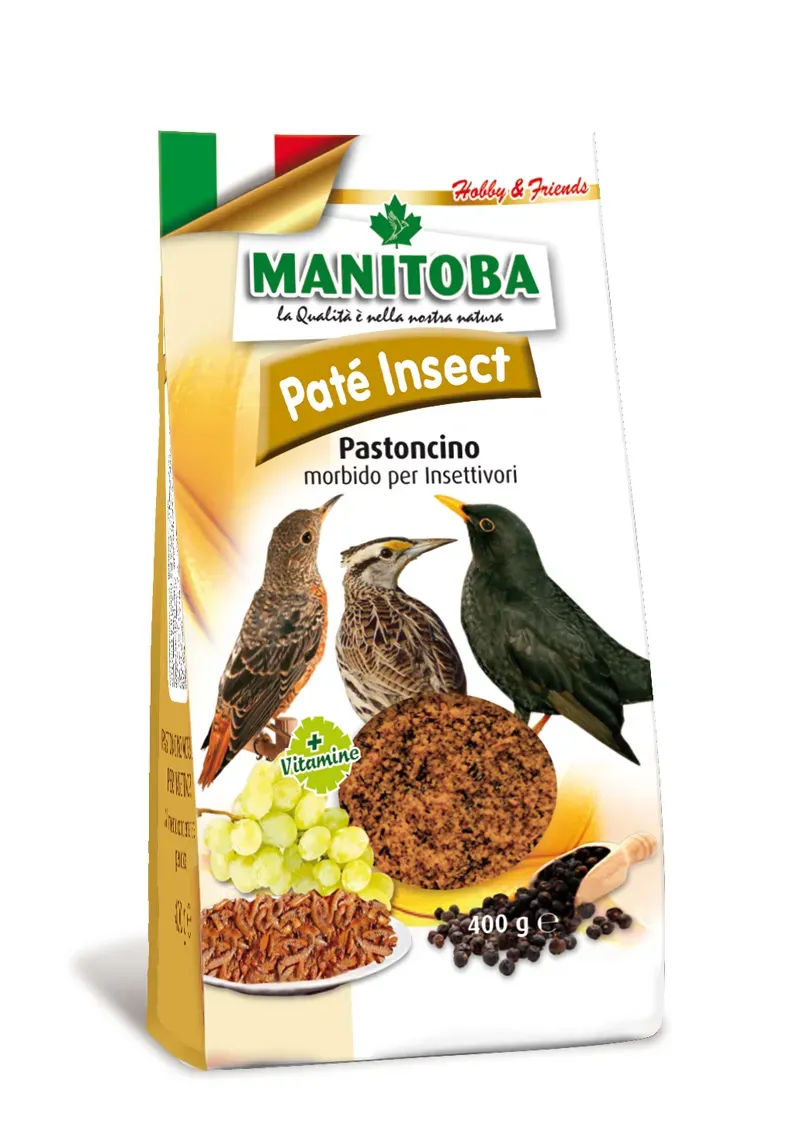 Manitoba Paté Insect eivoer 400 g met insecten en fruit