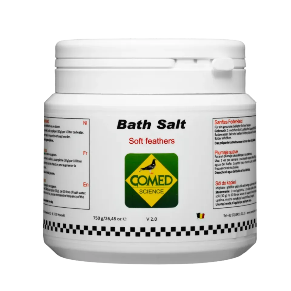 Comed Bath Salt badzout voor duiven 750 g veren
