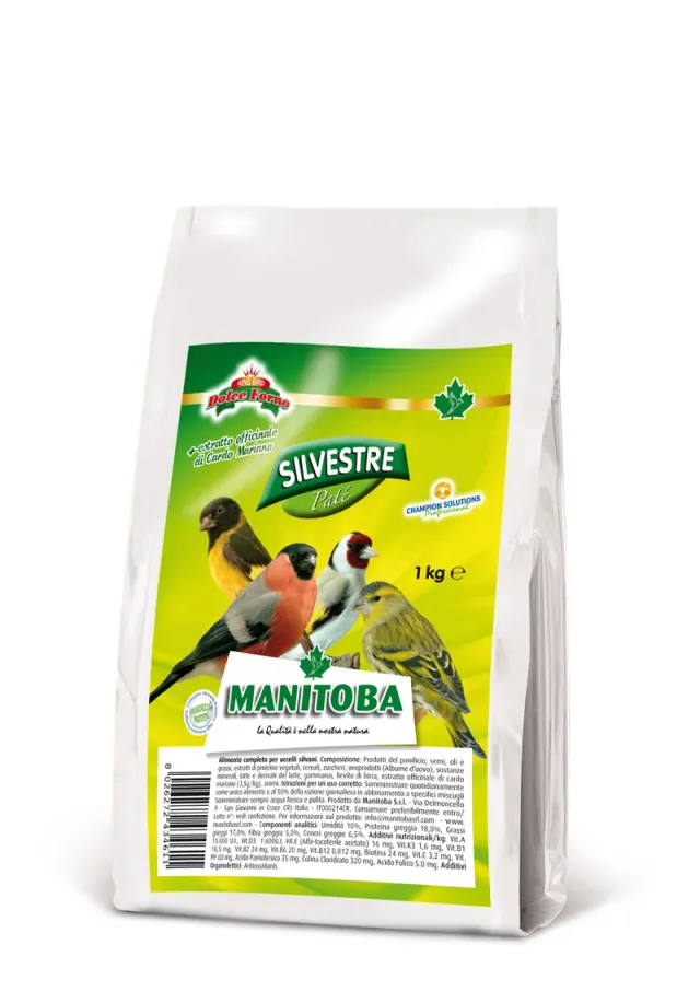 Manitoba Silvestre eivoer 1 kg met mariadistel