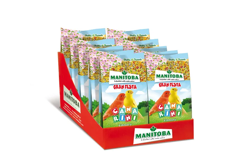 Manitoba Gran Festa kanariepaté 500 gram feestvoer
