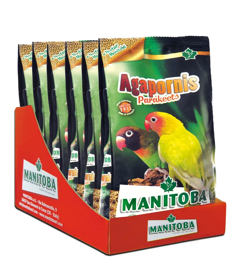 Manitoba Agapornis Parakeets parkietenvoer 20 kg oesterschelpen
