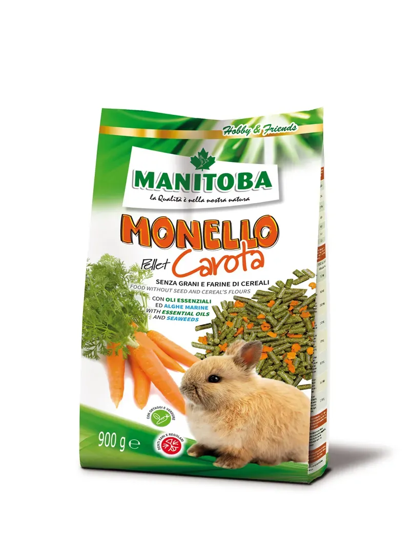 Manitoba Monello Pellet Carota konijnenvoer 900 g wortel