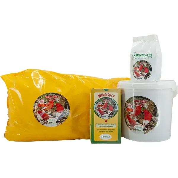 Perle Morbide Wimo Soft Red eivoer rode kanaries
