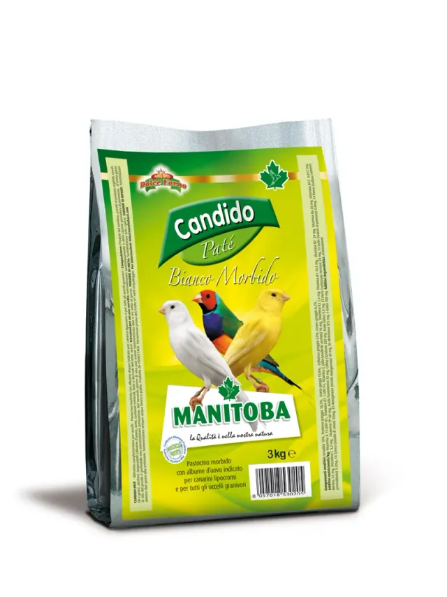 Manitoba Candido Bianco Morbido eivoer 3 kg wit