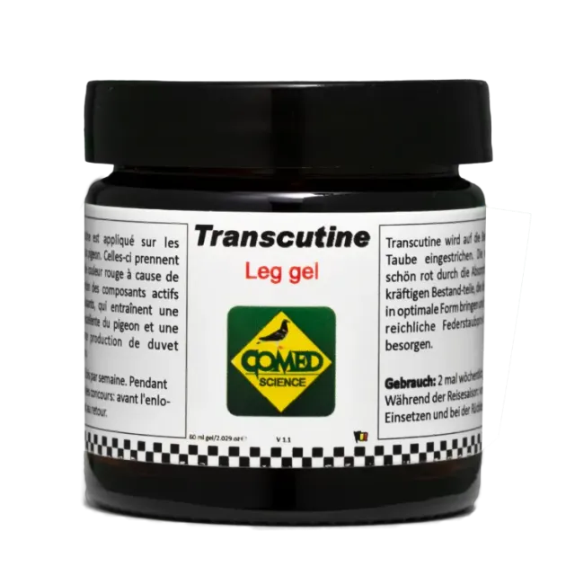 Comed Transcutine Pigeon pootgel duiven 60 ml conditie