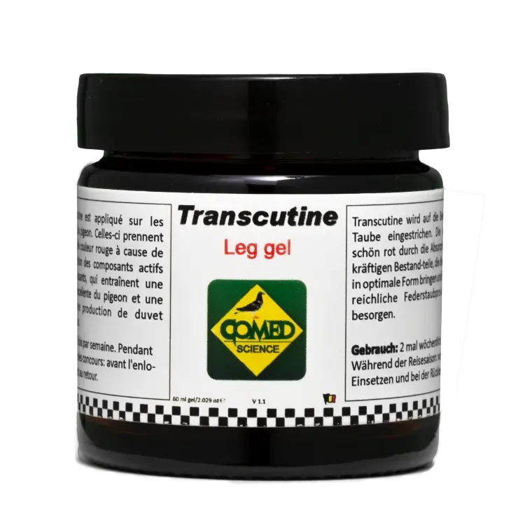 Comed Transcutine Pigeon pootgel duiven 60 ml conditie