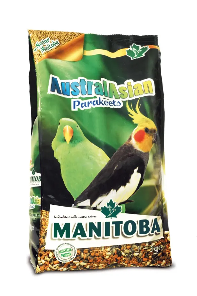 Manitoba Australasian Parakeets parkietenvoer 1 kg met saffloer