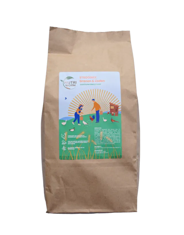 Samenwerken met de Natuur Strooimix granen en zaden 4 kg scharrel