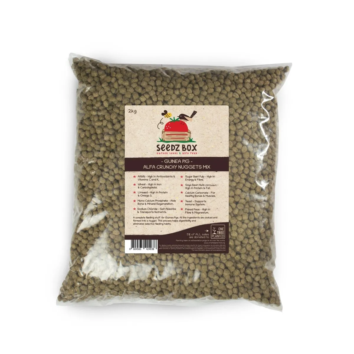 Seedzbox Ultimate Deluxe caviabrokjes 1,8 kg vitamine C