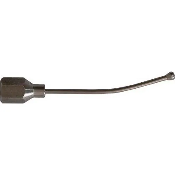 Perle Morbide voersonde 6 cm gebogen Ø 3 mm rvs