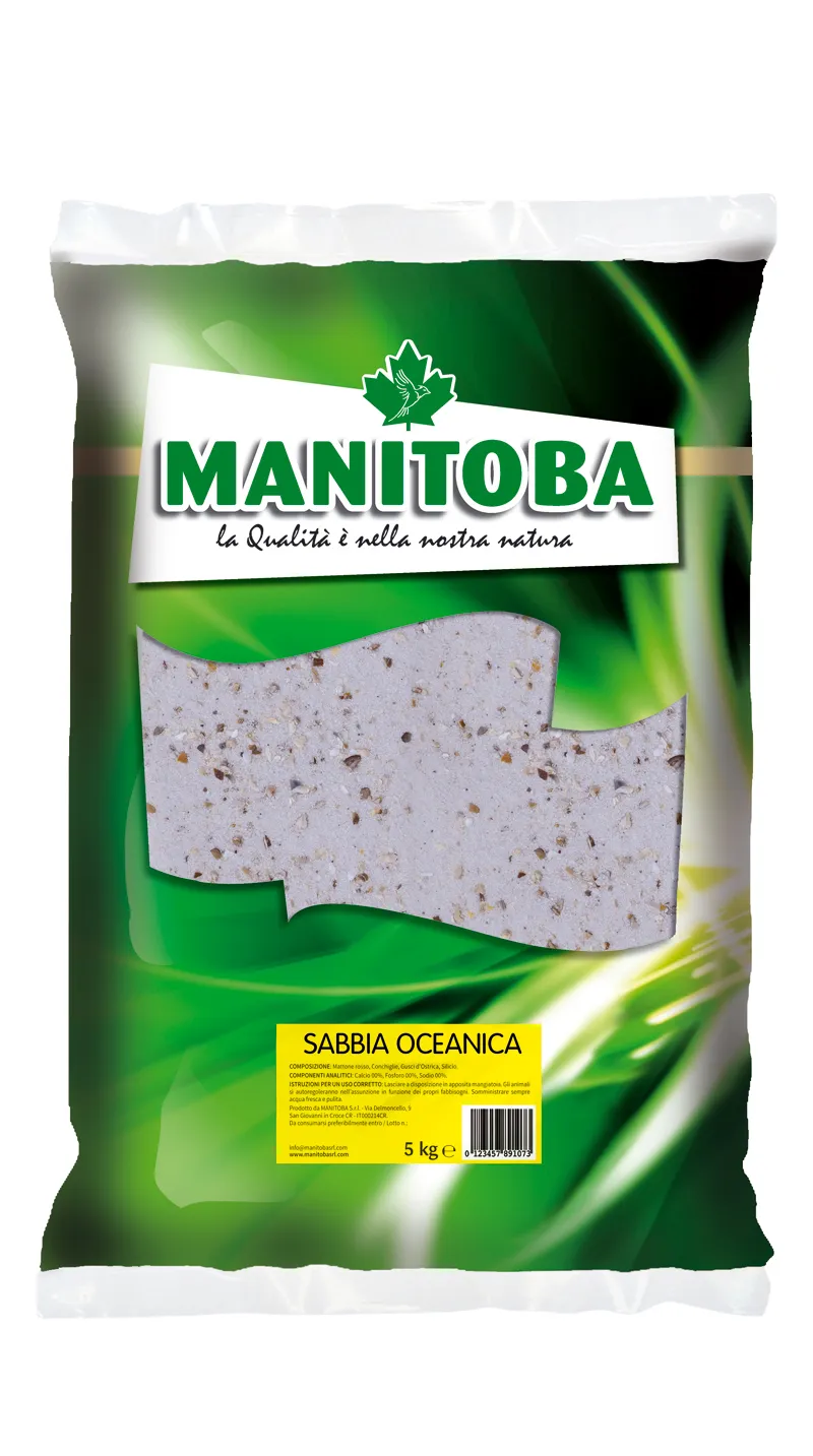 Manitoba Sabbia Oceanica vogelzand 20 kg