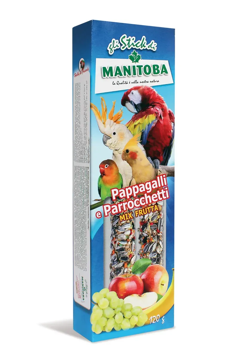 Manitoba Mix Frutta knaagsticks 10x120 g fruit