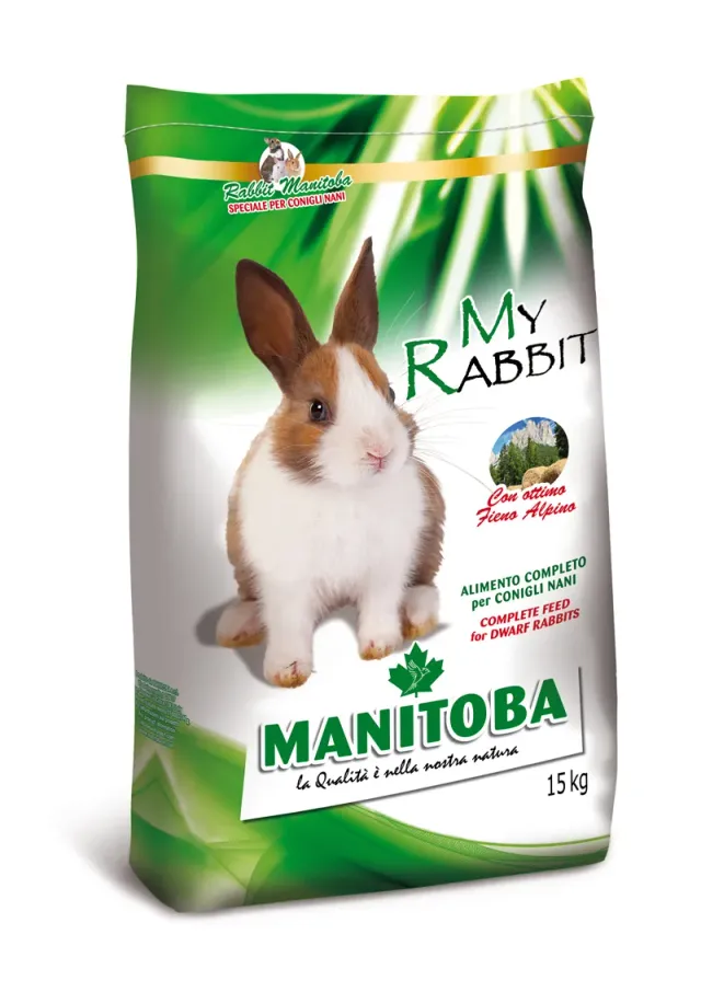 Manitoba My Rabbit konijnenvoer 15 kg luzerne