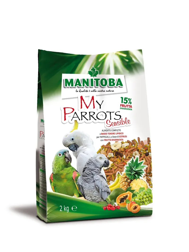 Manitoba My Parrots Sensible papegaaienvoer 2 kg licht