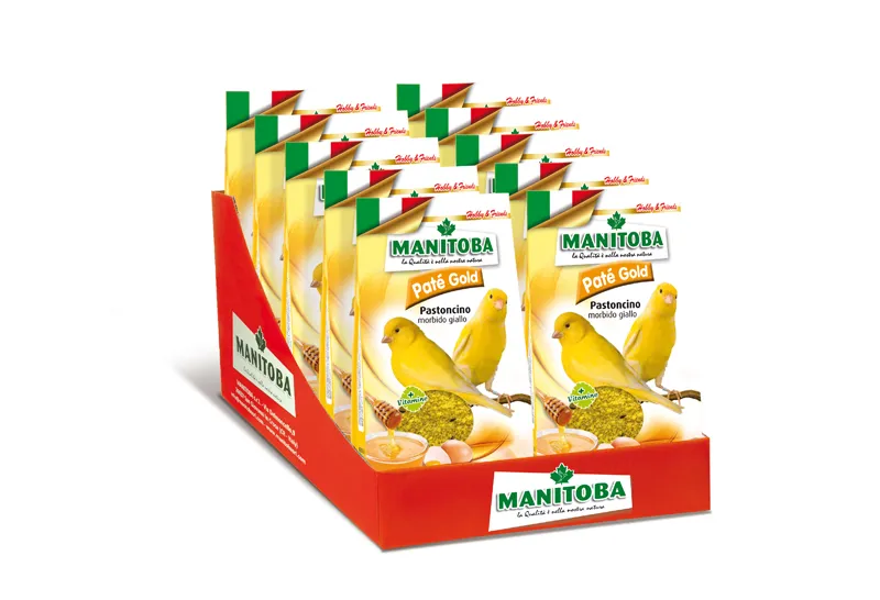 Manitoba Paté Gold eivoer vogels 400 g met honing