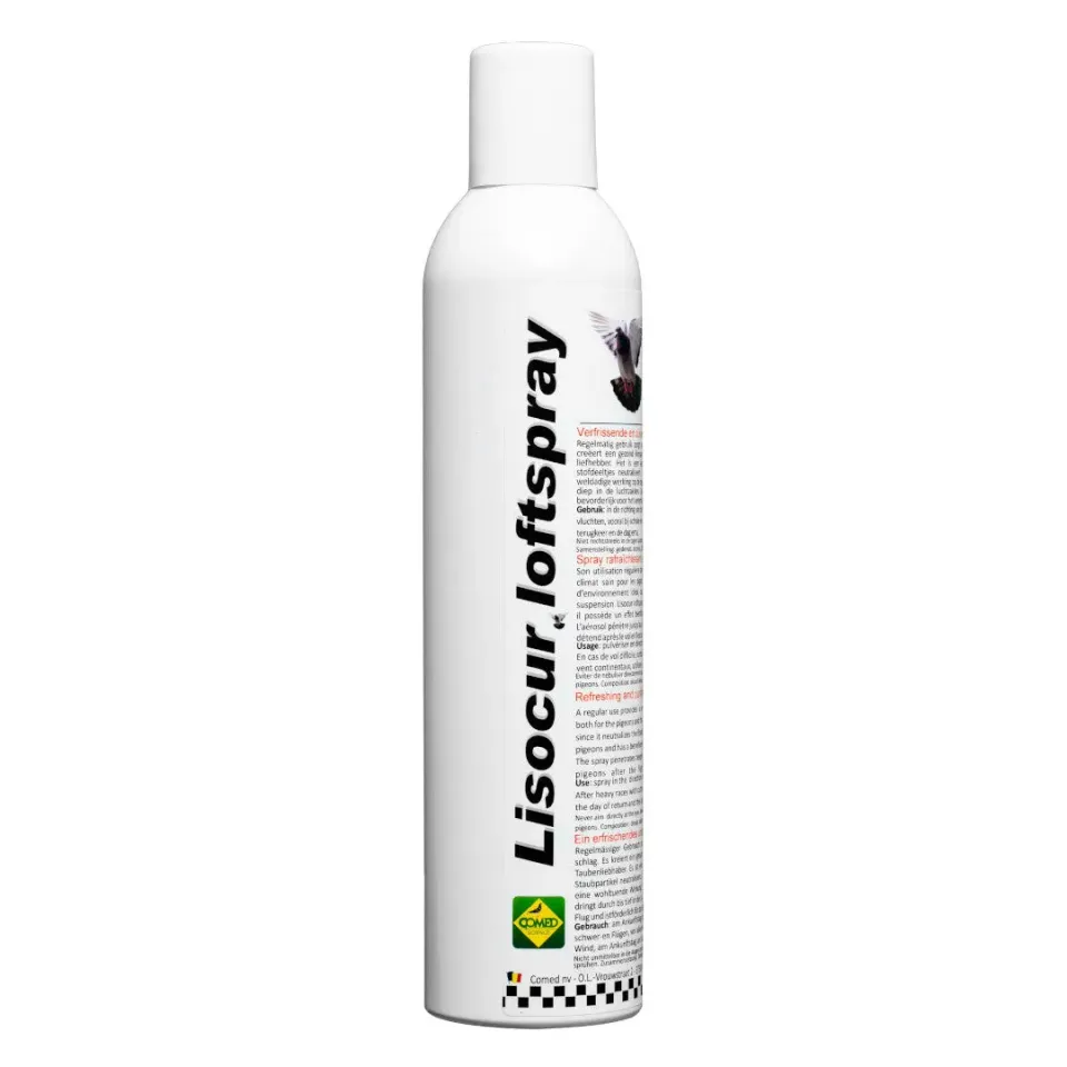 Comed Lisocur Loftspray hokspray duiven 400ml lucht