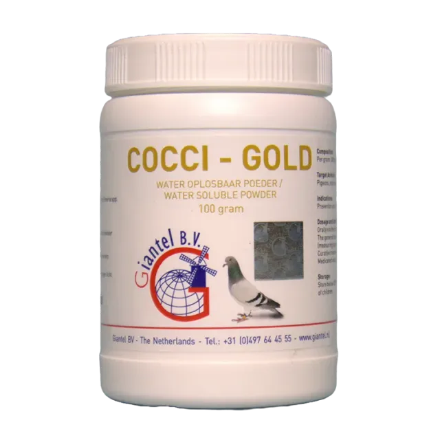 Giantel Cocci-Gold poeder voor duiven 100 g coccidiose