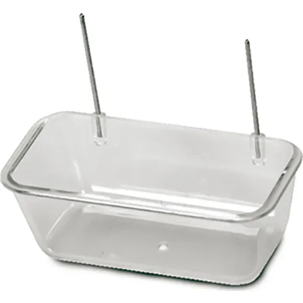 Perle Morbide Medium Voerbak Rechthoekig met IJzers