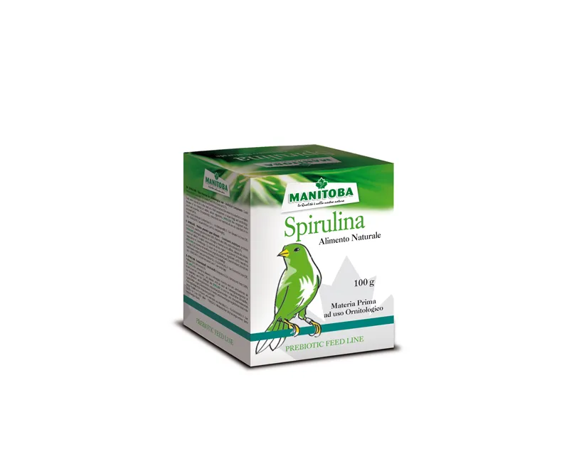Manitoba Spirulina C2633 vogelvoer 100 g eiwitrijk