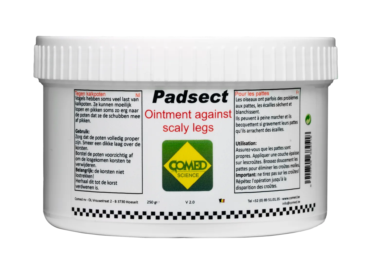 Comed Padsect Bird zalf voor vogels 35 g kalkpoten