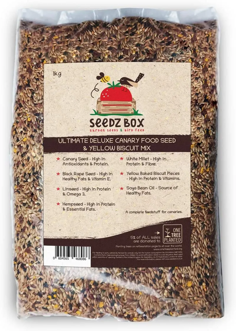 Seedzbox Ultimate Deluxe Canary kanarievoer 1 kg lijnzaad