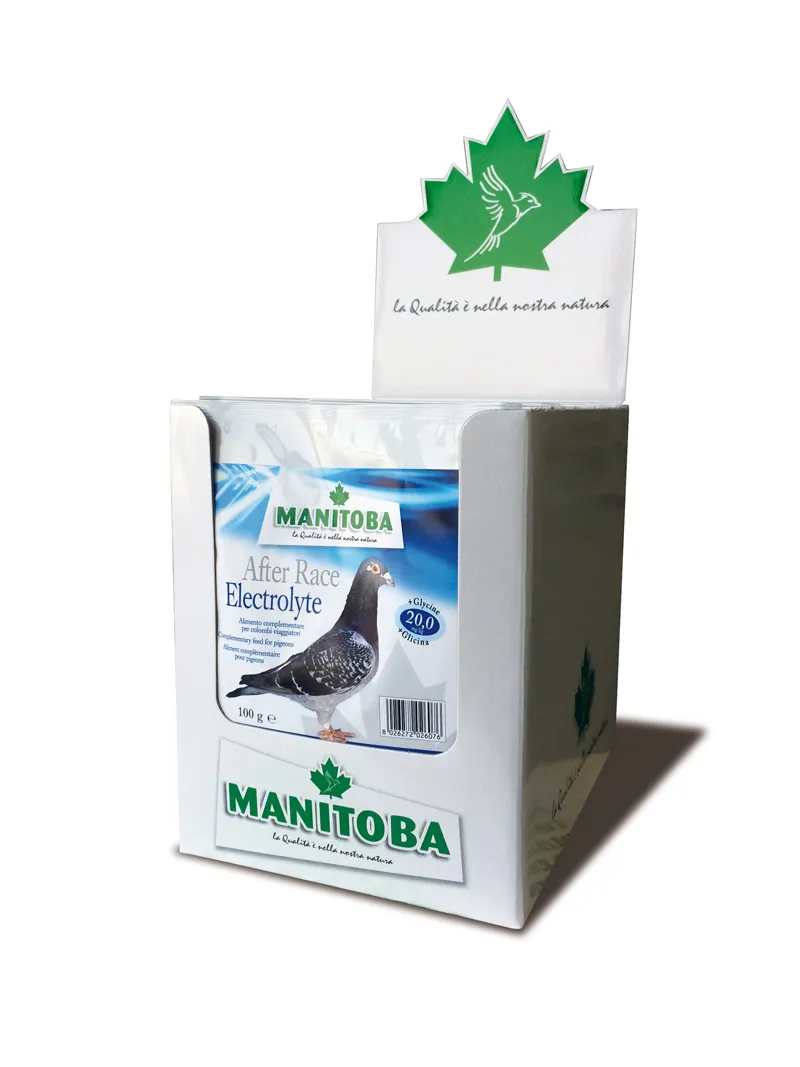Manitoba After Race Electrolyte duivenpoeder 100 g herstel