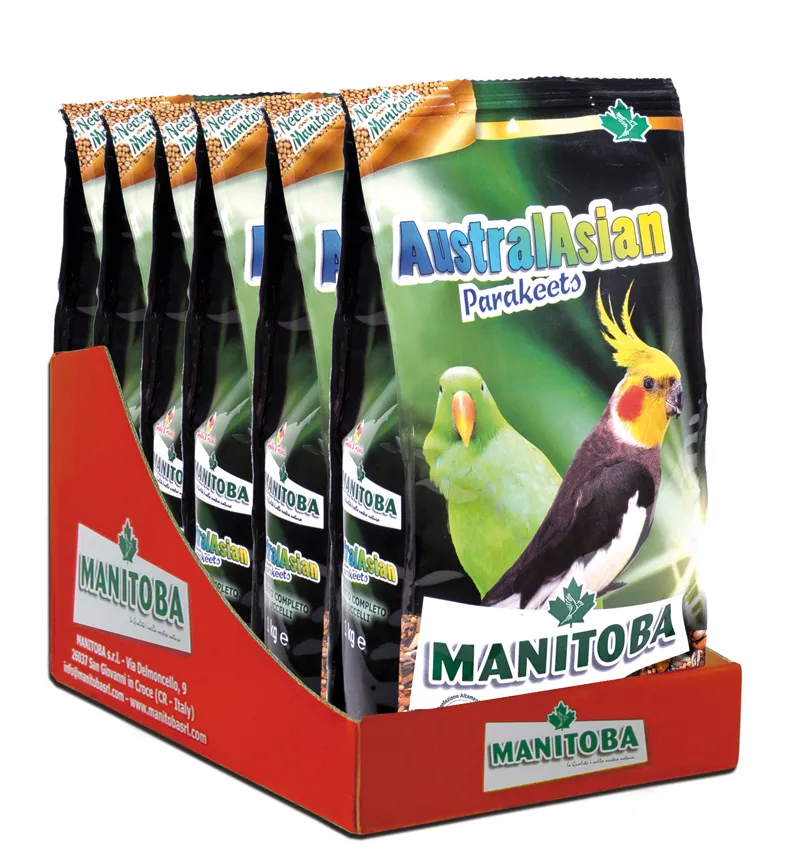 Manitoba Australasian Parakeets parkietenvoer 1 kg met saffloer