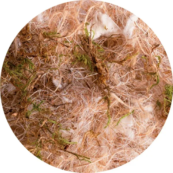 Perle Morbide Coir Sisal Jute Cotton Moss nestmateriaal