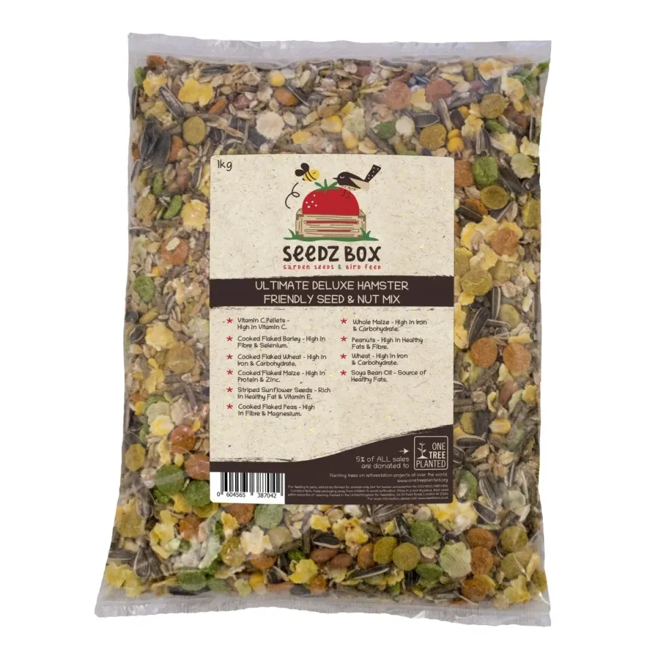 Seedzbox Ultimate Deluxe hamstervoer 1 kg knapperig