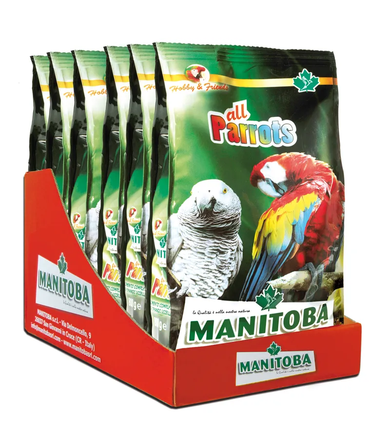 Manitoba All Parrots papegaaienvoer 800 g zadenmix