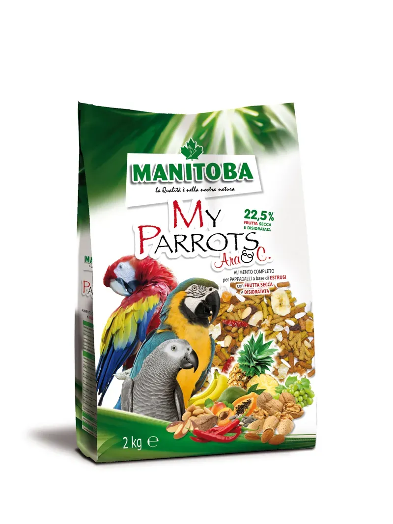 Manitoba My Parrots Ara papegaaienvoer 2 kg met fruit