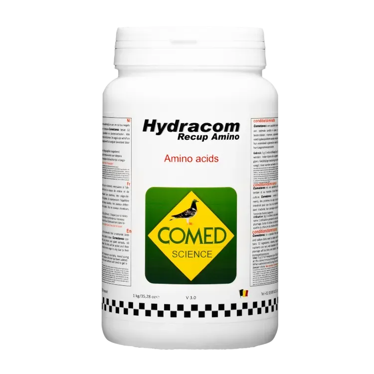 Comed Hydracom Recup Amino supplement voor duiven 1kg electrolyten