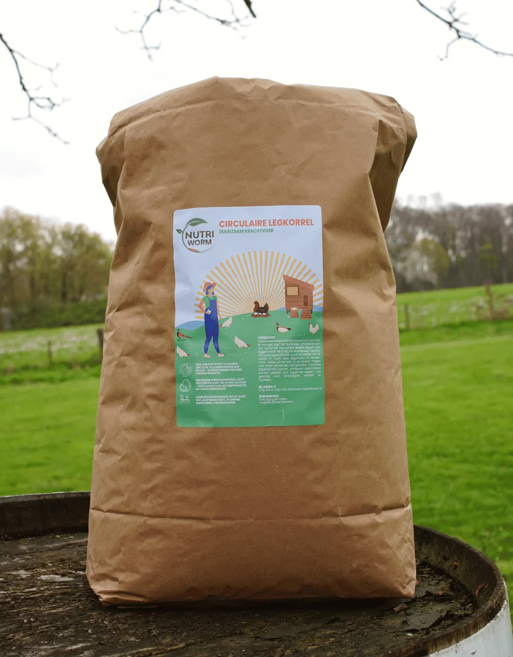 Samenwerken met de Natuur Circulaire Legkorrel kippenvoer 4 kg zonder soja