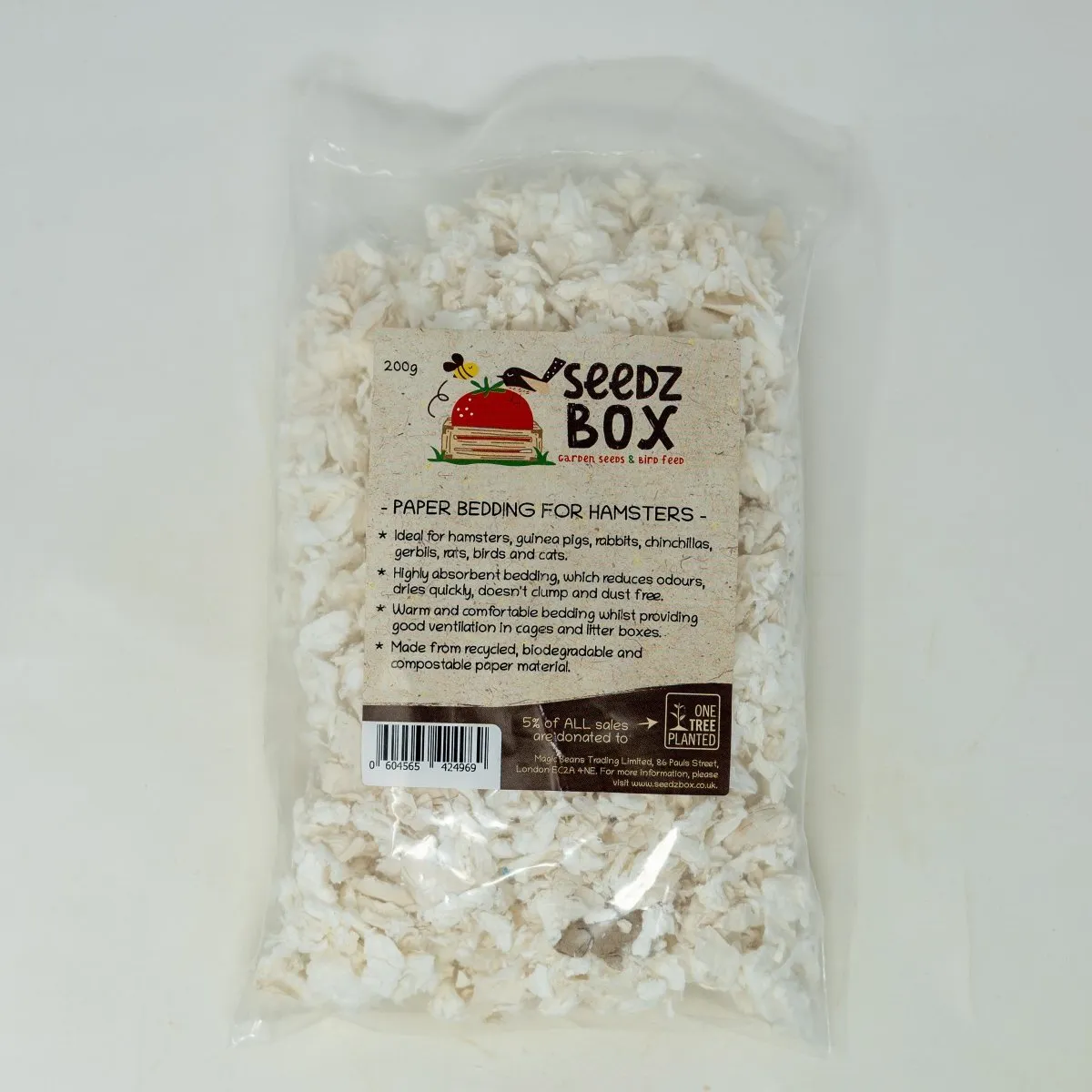 Seedzbox Paper Bedding bodembedekking 200 g stofvrij