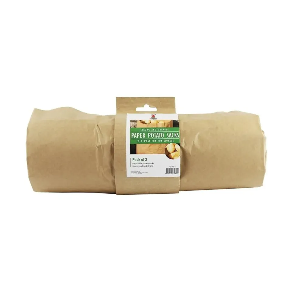 Seedzbox aardappelzakken papier 25kg 2 stuks ademend