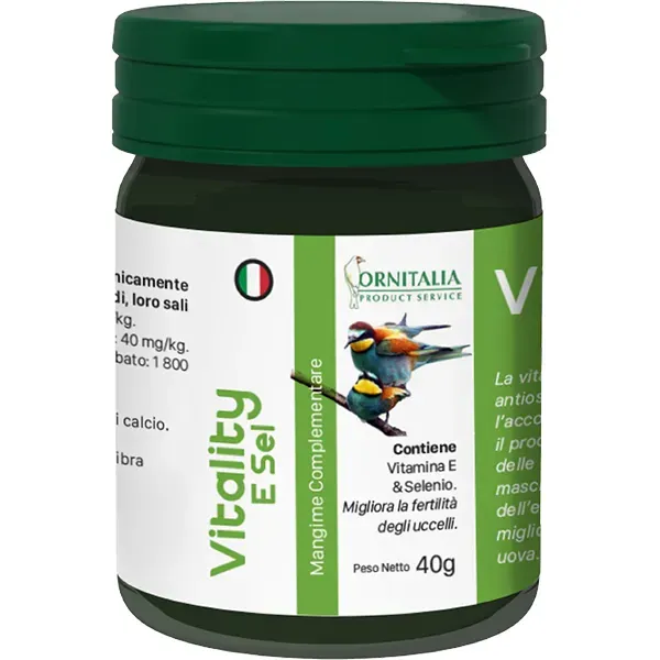 Perle Morbide Vitality E Sel vitaminepoeder vogels