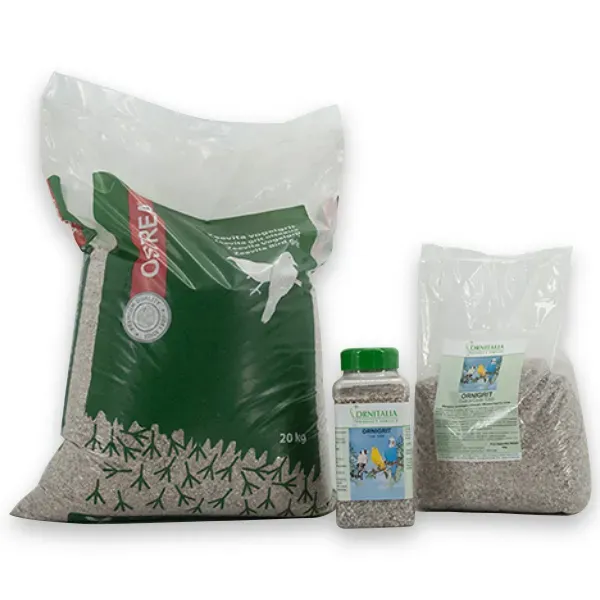 Perle Morbide Ornigrit mineraal grit voor siervogels