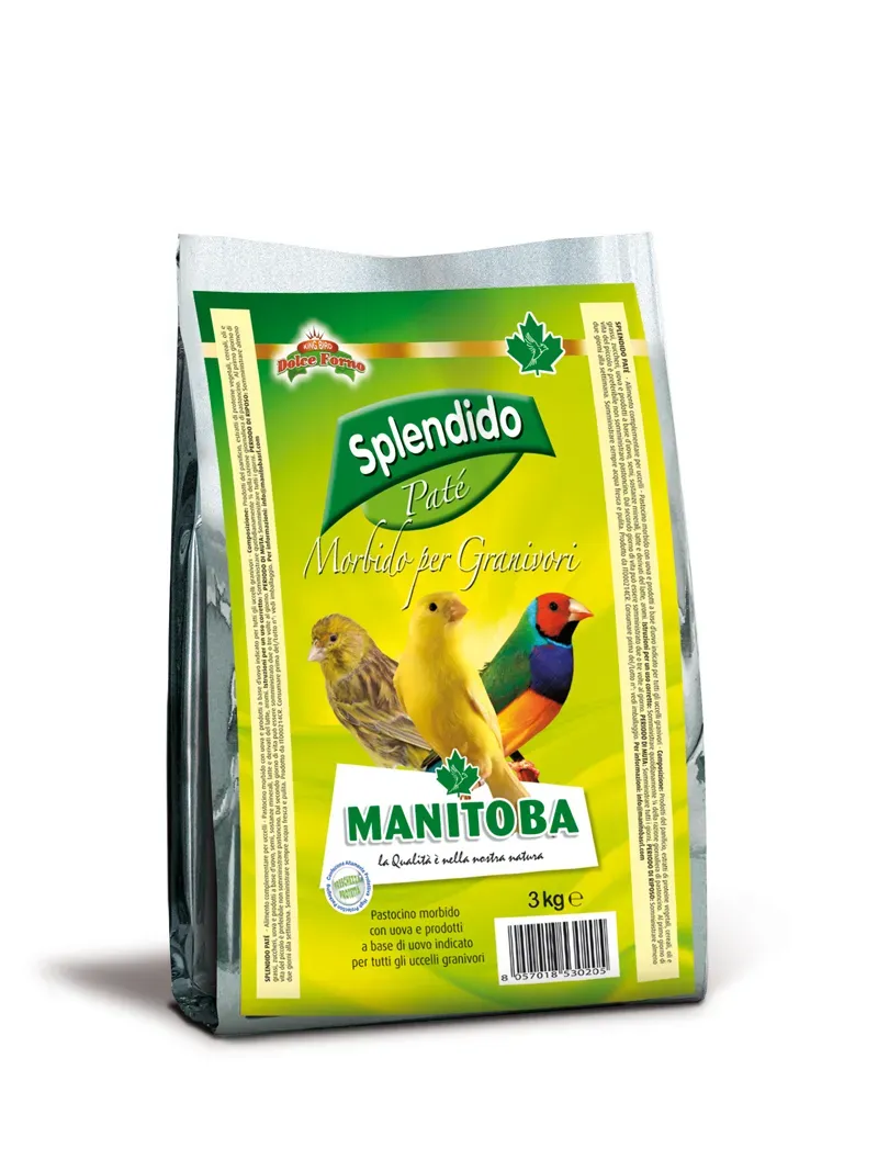 Manitoba Splendido Giallo Morbido eivoer 3 kg geel
