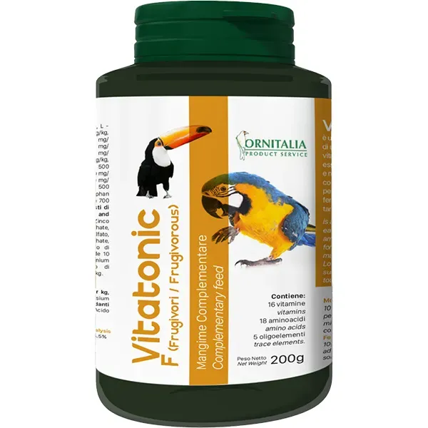 Perle Morbide Vitatonic F supplement voor fruitetende vogels