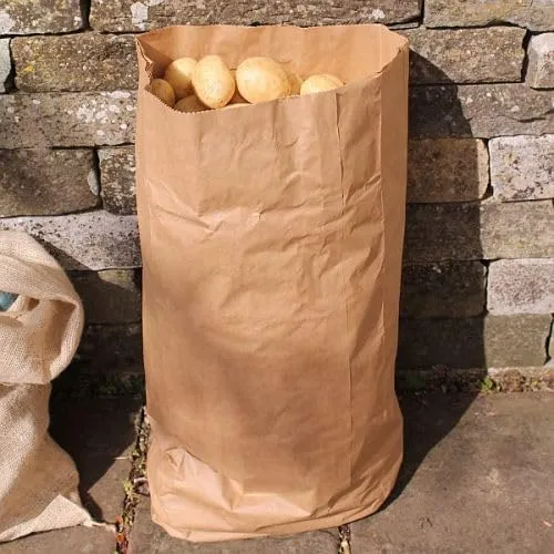 Seedzbox aardappelzakken papier 25kg 2 stuks ademend