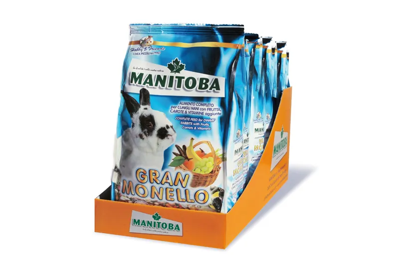 Manitoba Gran Monello vogelvoer 1 kg groente en fruit