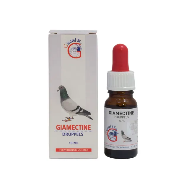 Giantel Giamectine druppels 10ml tegen parasieten duiven