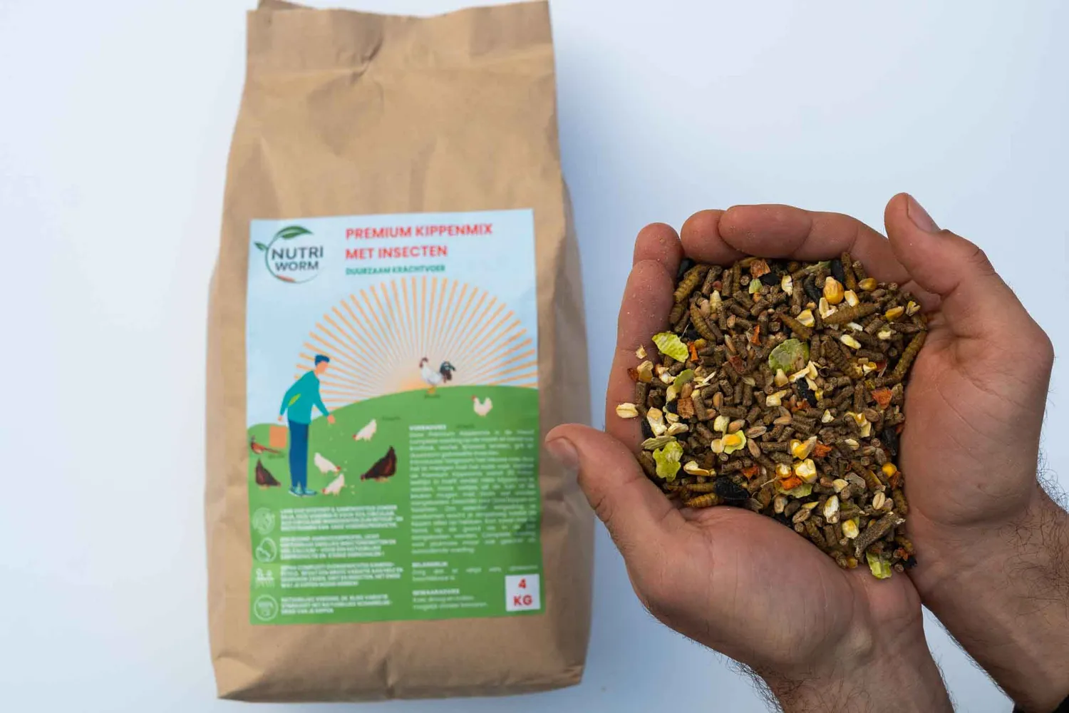 Samenwerken met de Natuur Premium Kippenmix kippenvoer 4 kg compleet