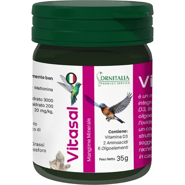 Vitasal mineralenpoeder voor vogels met D3