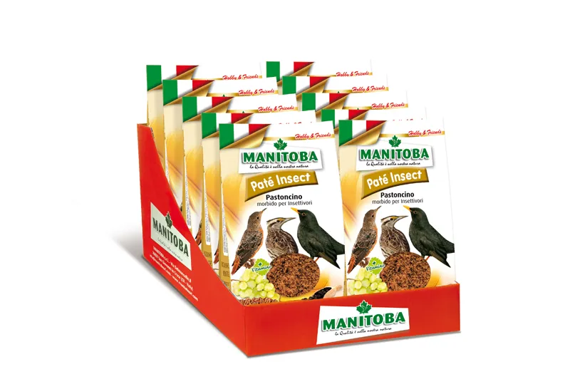 Manitoba Paté Insect eivoer 400 g met insecten en fruit